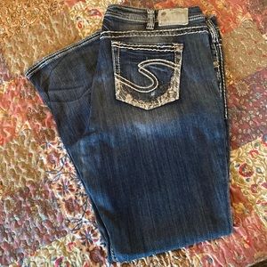 Silver aiko bootcut jean
